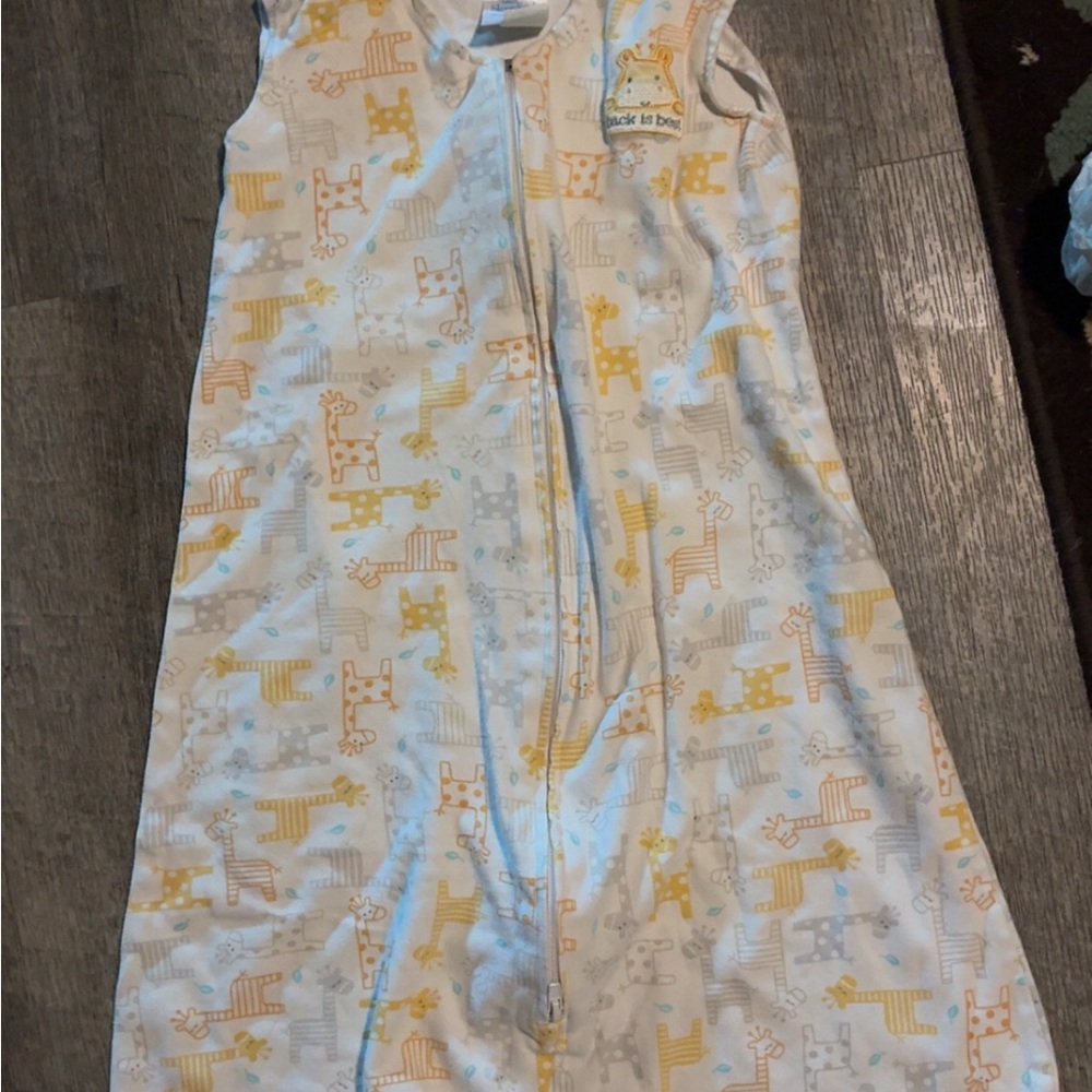 Halo Yellow and White Sleep Sack Pajamas